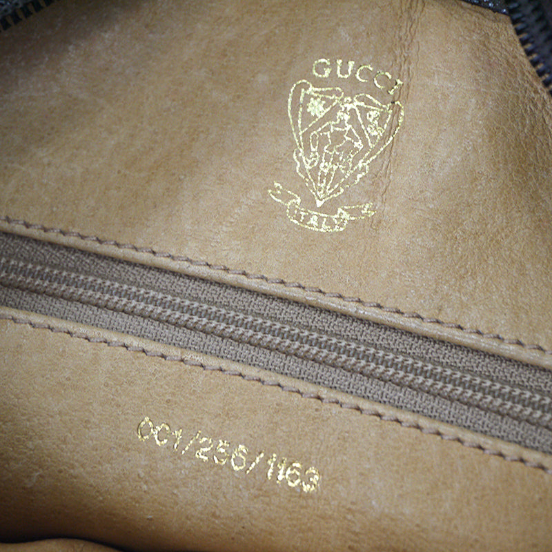 OLD Gucci 70s筆記体!ミニショルダ−（茶）
