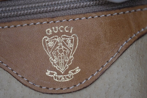 OLD Gucci ＜訳アリ＞マイクロＧＧショルダー（キャメル）
