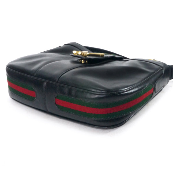 OLD Gucci  70sブーツマーク金具ショルダー（黒）