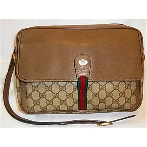 OLD Gucci 大型ショルダー（茶）