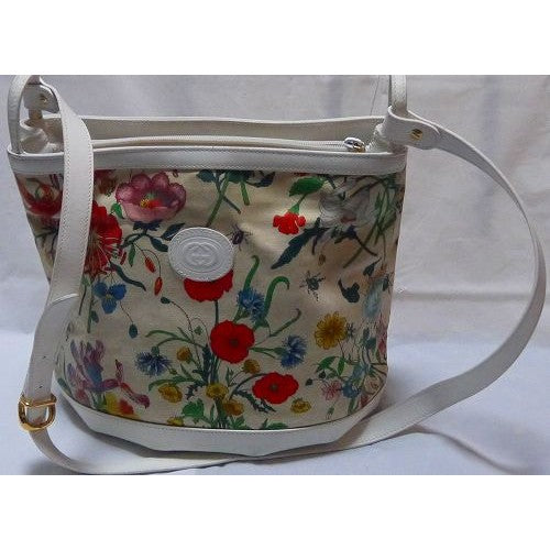 OLD Gucci FLORA フローラショルダー（白）