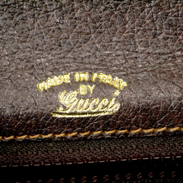 OLD Gucci ＜訳あり＞代表作！半円ショルダー（茶）