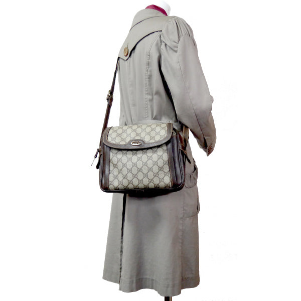 レア オールドグッチ 70年代 筆記体ロゴ グッチ GUCCI ショルダーバッグ GUCCI - レア オールドグッチ 70年代 筆記体ロゴ グッチ GUCCI