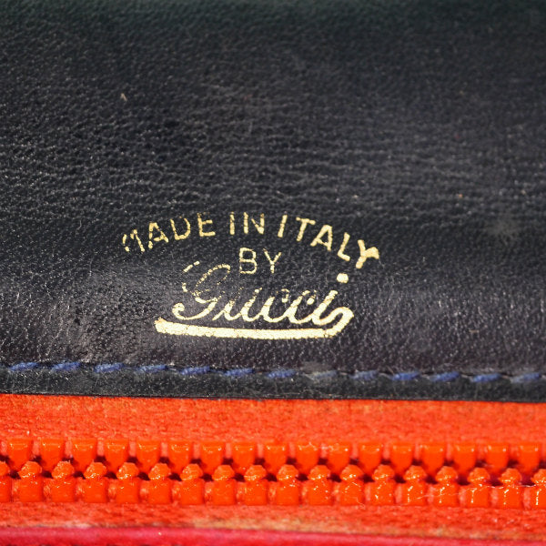 OLD Gucci 代表作！シェリー半円ワンショルダー（青/ジャガード）