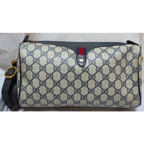 OLD Gucci筒型ミニシェリーショルダー（青）