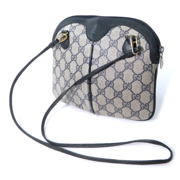 OLD Gucci 　2WAYポシェット&ポーチ（青）