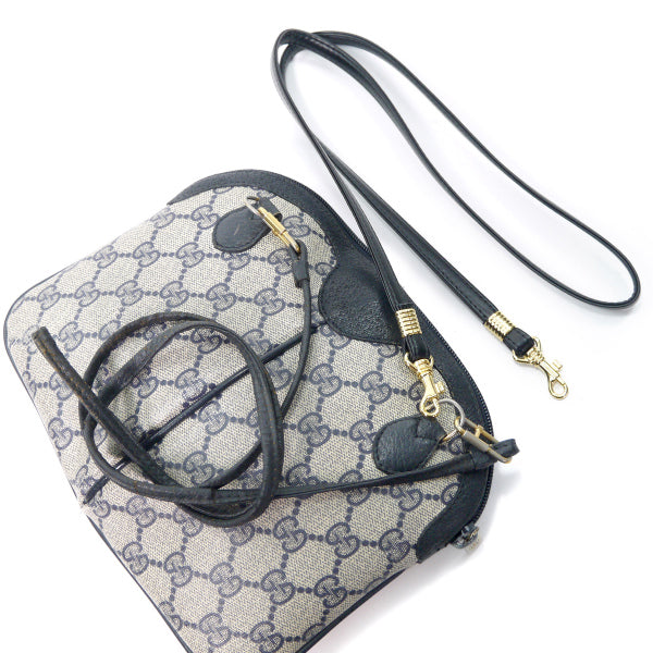 OLD Gucci 　2WAYポシェット&ポーチ（青）