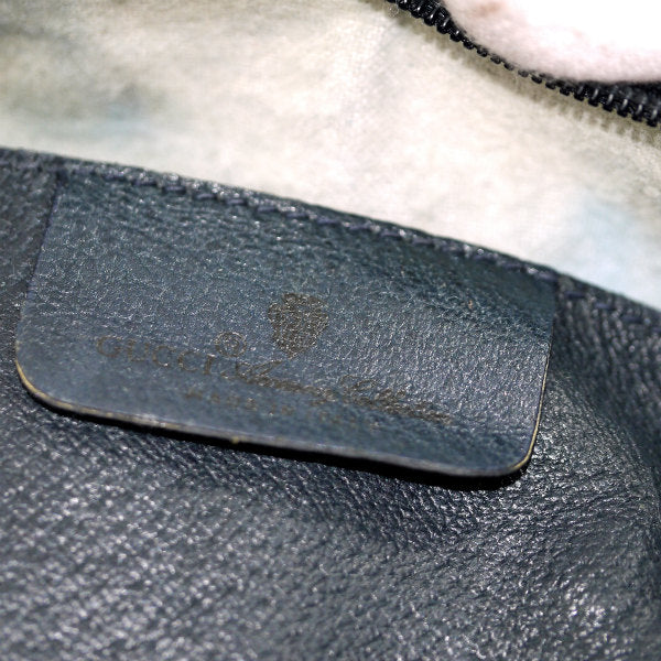 OLD Gucci 　2WAYポシェット&ポーチ（青）