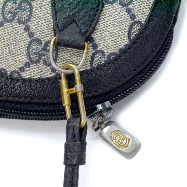 OLD Gucci 　2WAYポシェット&ポーチ（青）