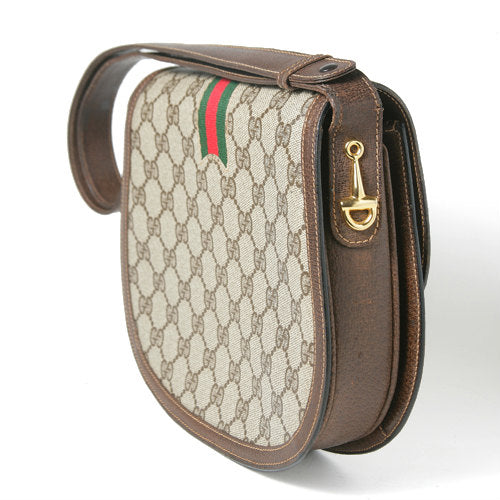 OLD Gucci ２Way丸フォルムショルダー（茶）
