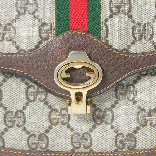 OLD Gucci ２Way丸フォルムショルダー（茶）