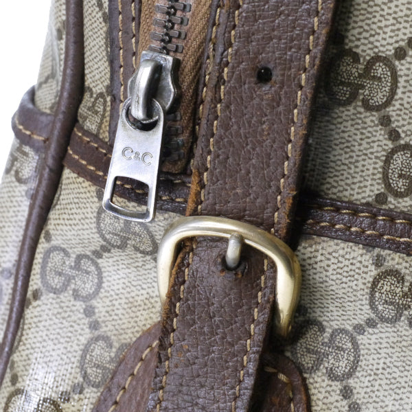 OLD Gucci　GG柄シェリー大型ショルダー（茶）