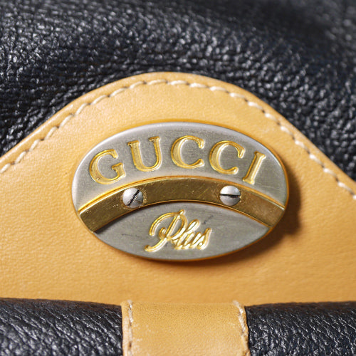 OLD Gucci Plus コンビカラー巾着ショルダー