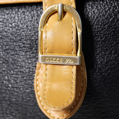 OLD Gucci Plus コンビカラー巾着ショルダー