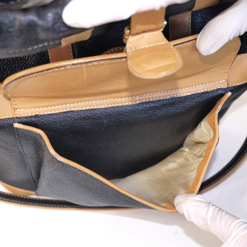 OLD Gucci Plus コンビカラー巾着ショルダー