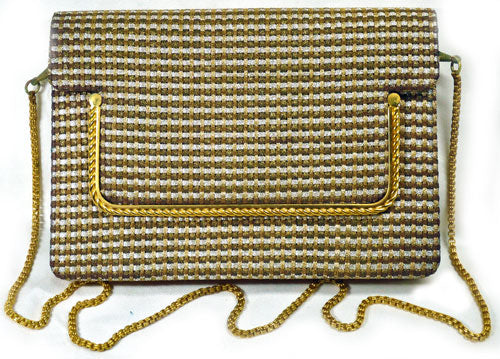 OLD Gucci　金銀チェーンショルダー