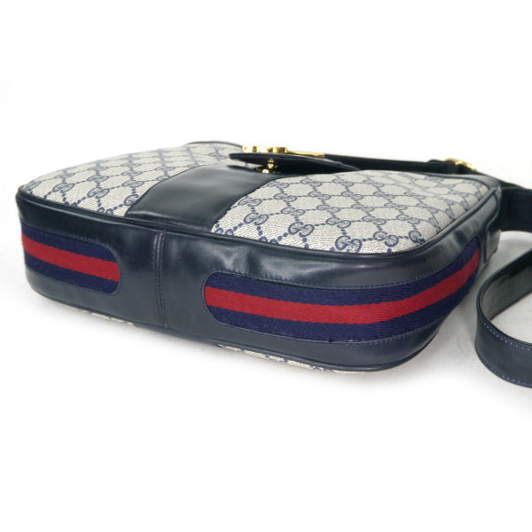 OLD Gucci レア!ブーツマーク金具ショルダー（青）