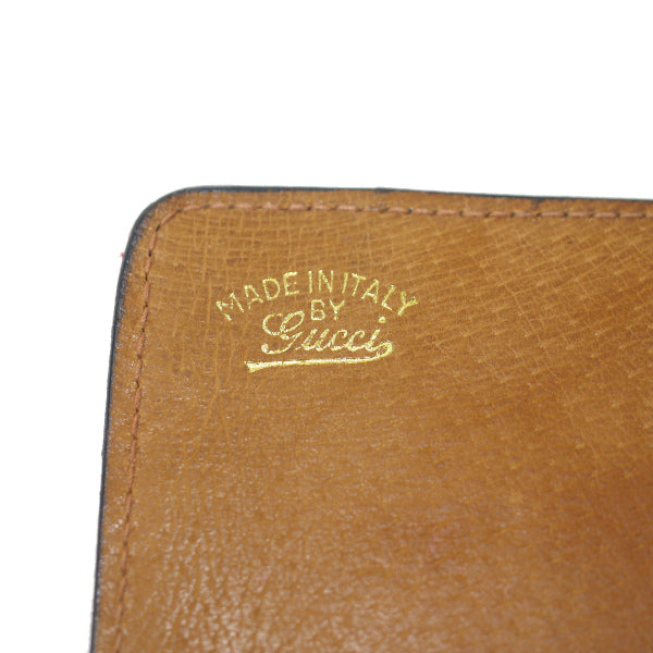 OLD Gucci ピグスキン横長チェーンクラッチバッグ（キャメル）