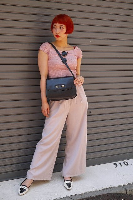 OLD Gucci　総革G金具ブラックショルダー