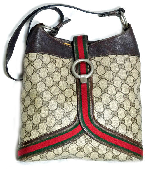 OLD Gucci レア！セミショルダー（茶）
