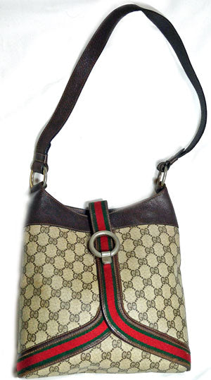 OLD Gucci レア！セミショルダー（茶）