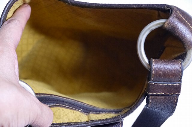 OLD Gucci レア！セミショルダー（茶）