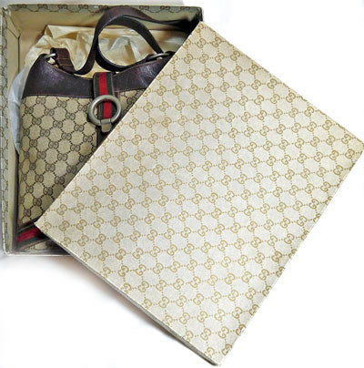 OLD Gucci レア！セミショルダー（茶）