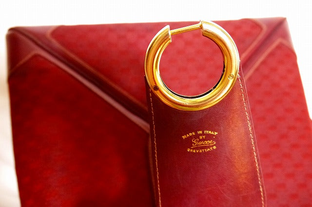 OLD Gucci レア！セミショルダー（ワインレッド）