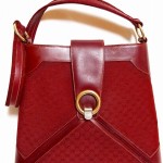 OLD Gucci レア！セミショルダー（ワインレッド）