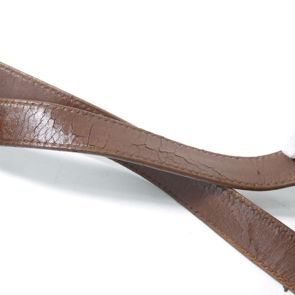 OLD Gucci　ホースシュー金具ビジネストートバッグ（茶）