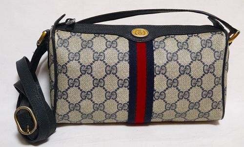 OLD Gucci ポシェットショルダ−（青）