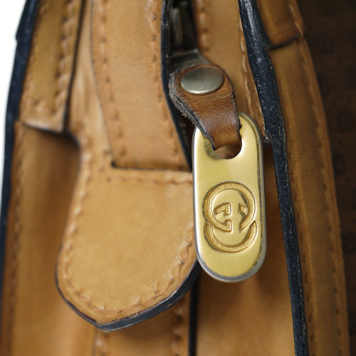 OLD Gucci ７０ｓ マイクロGGキャメルショルダー