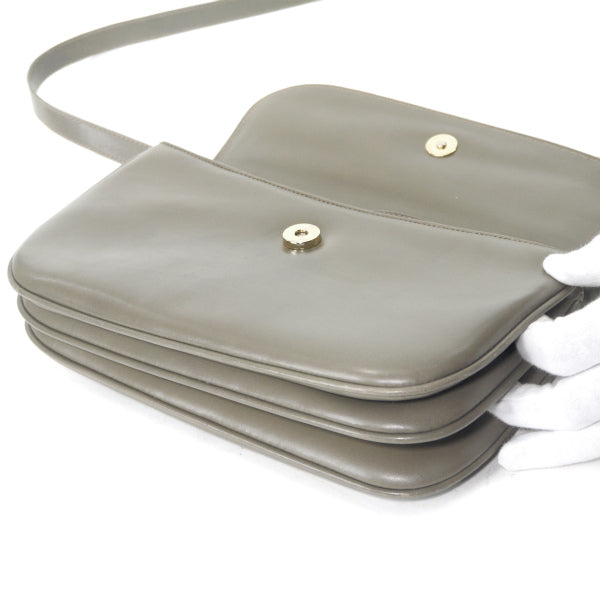 OLD Gucci うぐいす色レザーショルダー