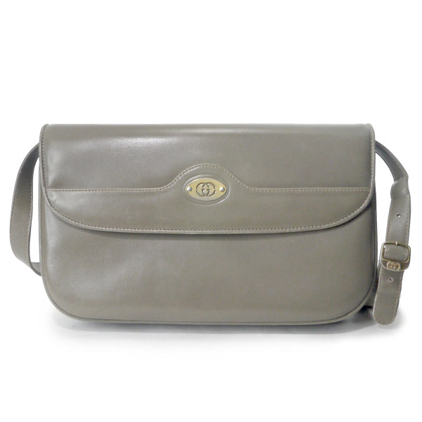 OLD Gucci うぐいす色レザーショルダー