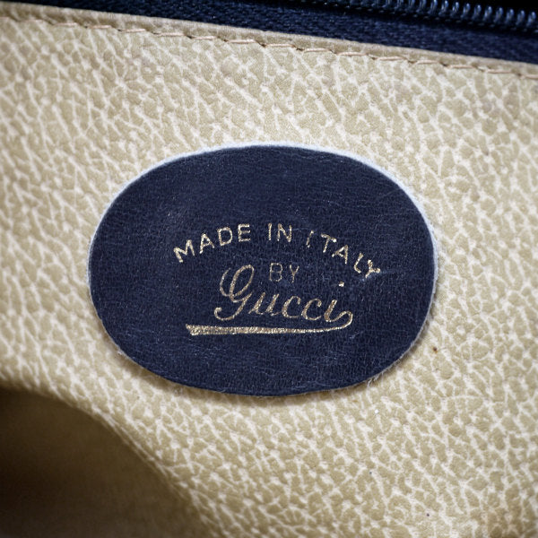 OLD Gucci シンプルGG柄モノグラムショルダー（青）