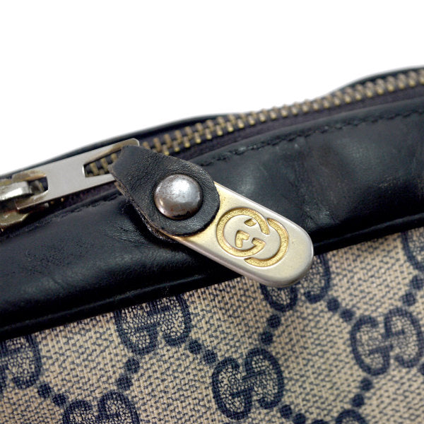 OLD Gucci シンプルGG柄モノグラムショルダー（青）