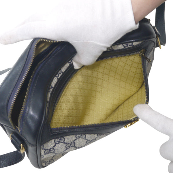 OLD Gucci 70sモノグラムショルダー（黒）