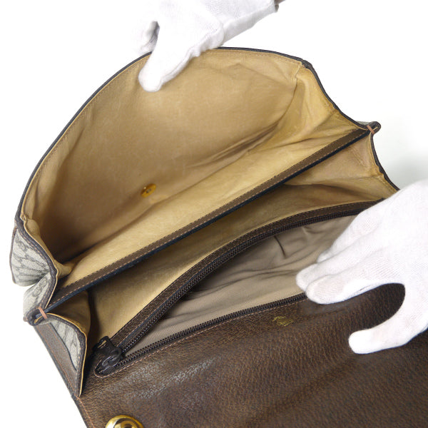 OLD Gucci 代表作！70sインターロッキングGショルダー（茶）