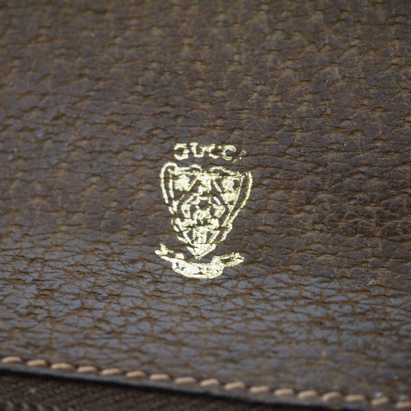 OLD Gucci 代表作！70sインターロッキングGショルダー（茶）