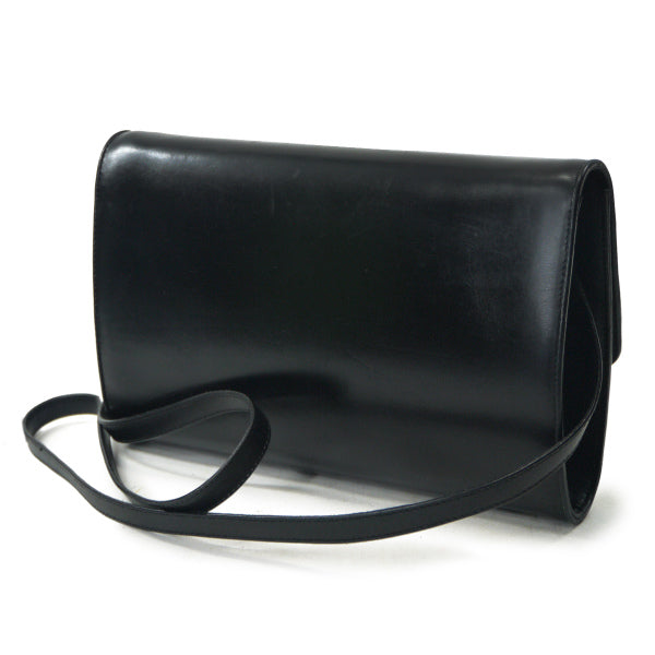 OLD Gucci ２wayレザーショルダー(黒・ブラック）