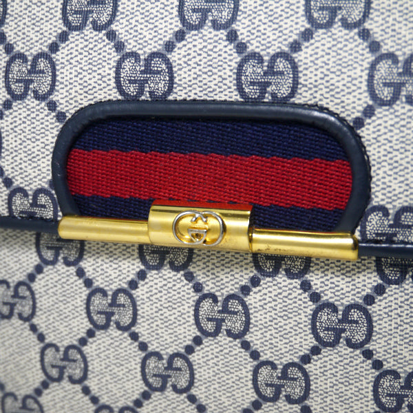 OLD Gucci シェリーショルダーバッグ（紺）