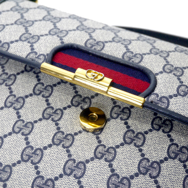 OLD Gucci シェリーショルダーバッグ（紺）