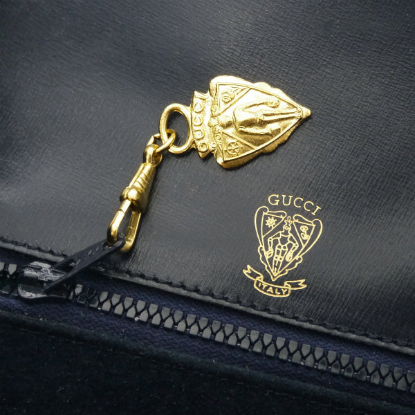 OLD Gucci シェリーショルダーバッグ（紺）