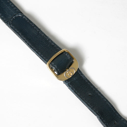 OLD Gucci 総皮3Wayバッグ（紺）