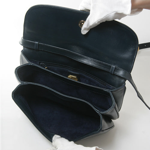 OLD Gucci 総皮3Wayバッグ（紺）