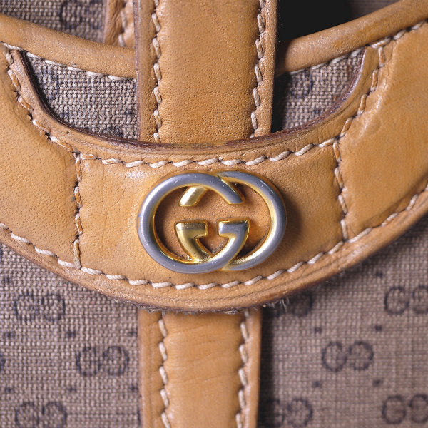 OLD Gucci UFOショルダー（マイクロGG・キャメル）