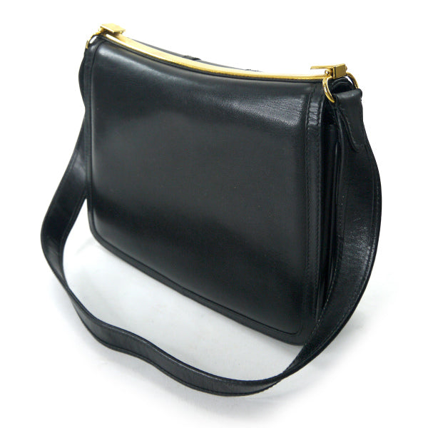 OLD Gucci　総革スライドロックショルダー（黒）