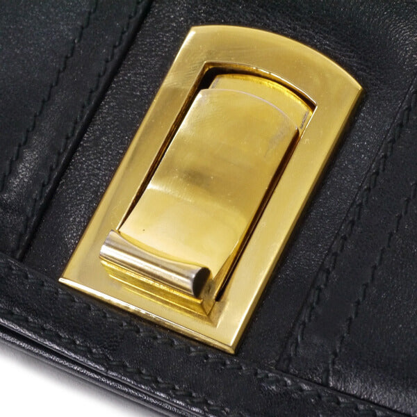 OLD Gucci　総革スライドロックショルダー（黒）
