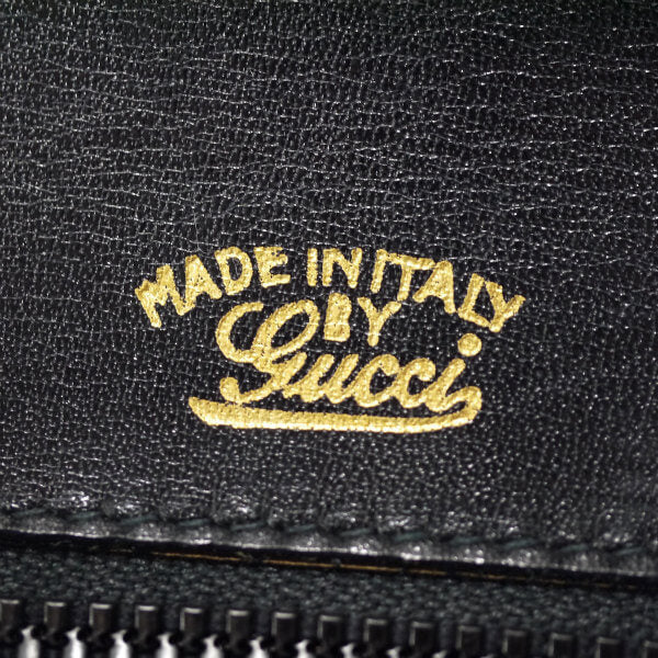 OLD Gucci　総革スライドロックショルダー（黒）