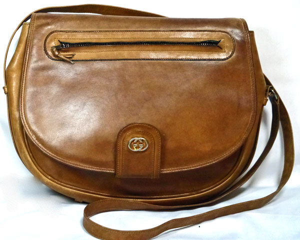 OLD Gucci　半円ショルダー（エイジング）